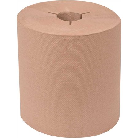 RENOWN Natural 8 in. Controlled High-Capacity Hardwound Paper Towels 1,000 ft. per Roll, , 6PK REN06180-WB